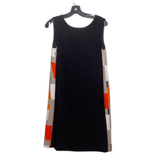 Load image into Gallery viewer, Tahari Dress Womens Size 8 Sleeveless Geometric Sheath Black Color Block Lined
