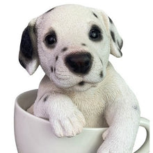 Load image into Gallery viewer, Teacup Dalmatian Figurine Porcelain Resign Decor Tabletop 5.5"
