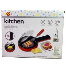 Load image into Gallery viewer, Pretend Play Kitchen Cooking Playset Frying Pan Utensils Sensory Educational Toy
