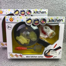 Load image into Gallery viewer, Pretend Play Kitchen Cooking Playset Frying Pan Utensils Sensory Educational Toy
