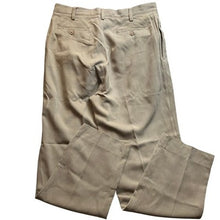 Load image into Gallery viewer, Tommy Bahama Pants Mens 35x30 Khaki Silk Preppy Academia Career Office Everyday
