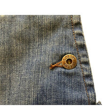 Load image into Gallery viewer, J. Crew Skirt Womens 10 Denim Mini Embroidered Heart Y2K Academia Grunge
