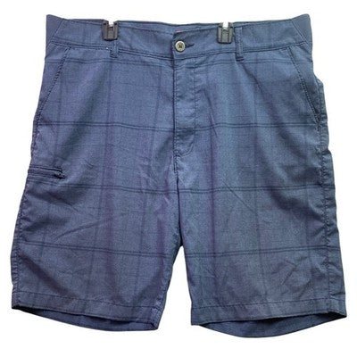 Lee Shorts Mens 38 Tri-Flex Mature Outdoors Performance Plaid Everyday