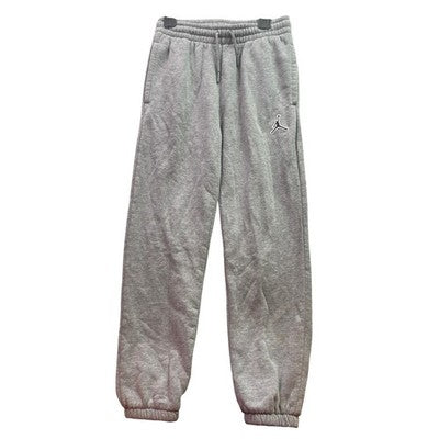 Jordan Sweatpants Boys Medium Gray Activewear Jumpman Logo Comfy Casual Athletic