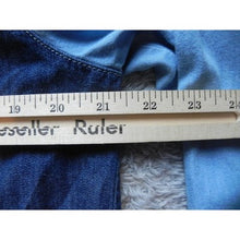 Load image into Gallery viewer, Mickey Mouse Shirt Womens Medium Long Sleeve Button Up Denim Disney Patchwork
