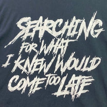 Load image into Gallery viewer, Fear Indifference Shirt Mens Extra Large Black Spell Out Grunge Punk Streetwear
