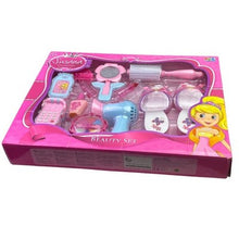 Load image into Gallery viewer, Pretend Play Dress-Up Make-Up Playset Interactive Sensory 10 Piece Hair Nails
