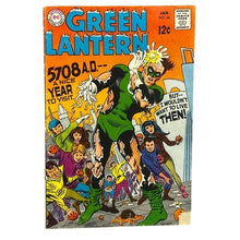Load image into Gallery viewer, 1969 Green Lantern Comic Book #66 DC Comics Silver Age 12 Cent Cover Advertising

