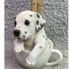 Load image into Gallery viewer, Teacup Dalmatian Figurine Porcelain Resign Decor Tabletop 5.5"
