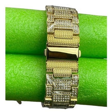 Load image into Gallery viewer, Techno King Watch Mens Iced Hip Hop Crystals Stainless Steel Water Resistant
