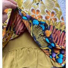 Load image into Gallery viewer, Edme &amp; Esyllte Anthropologie Dress Womens Extra Small Boho Hippie AOP Silk
