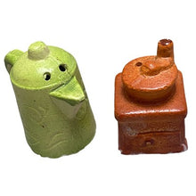 Load image into Gallery viewer, Lot of Vintage Salt &amp; Pepper Shakers Wooden Ceramic Cast Iron Japan

