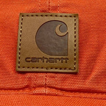 Load image into Gallery viewer, Carhartt Hat Mens Adjustable Orange Spell Out Logo

