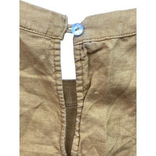 Load image into Gallery viewer, Sigrid Olsen Dress Womens Large Linen Sleeveless Gold Costal Beachy Travel
