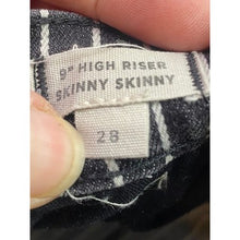 Load image into Gallery viewer, Madewell Jeans Womens 28 High Rise Skinny Stripe Preppy Acadmia Streetwear
