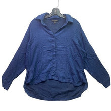 Load image into Gallery viewer, Banana Republic Shirt Womens Small Blue Lyocell Button Down Oversized Flowy

