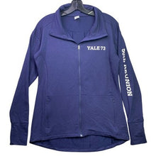 Load image into Gallery viewer, Yale Jacket Womens Medium Full Zip Preppy Academia Reunion Athleisure Streetwear
