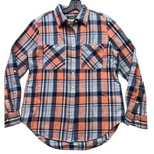 Load image into Gallery viewer, Lauren Ralph Lauren Shirt Womens Medium Plaid Flannel Preppy Academia Career
