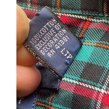 Load image into Gallery viewer, Ralph Lauren Shirts Mens 2XL Green Red Plaid Button Down Preppy Academia
