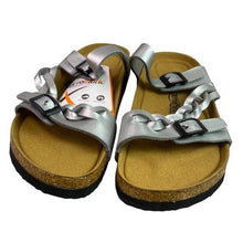 Load image into Gallery viewer, Aerothotic Sandals Womens 6 Braided Strapy Arch Support Beachy Coastal NWT
