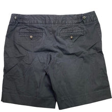 Load image into Gallery viewer, Gap Shorts Womens 14 Black Stretch Chino Adjustable Preppy Academia Travel
