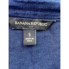 Load image into Gallery viewer, Banana Republic Shirt Womens Small Blue Lyocell Button Down Oversized Flowy
