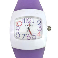 Load image into Gallery viewer, Lot of 2 Naomi Watches Womens Quartz Movement Jelly Bands
