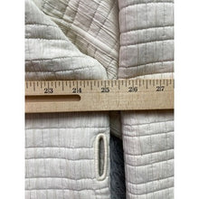 Load image into Gallery viewer, Lululemon Jacket Womens Size 6 Quilted Ivory Oversize Outdoors Coat Open Front
