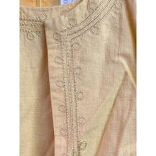 Load image into Gallery viewer, Studio C Dress Womens 16W Yellow Linen Jacket Set Mature Costal Beachy
