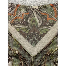 Load image into Gallery viewer, Embellished Blouse Womens 2XL 3/4 Sleeve Paisley AOP Festival Mature Career
