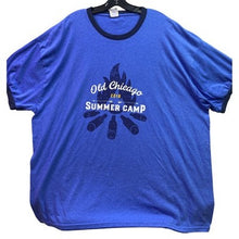 Load image into Gallery viewer, Old Chicago Shirt Mens 3XL Summer Camp Spell Out Ringer Campfire Outdoors
