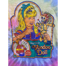 Load image into Gallery viewer, Steven Rhodes Shirt Womens Medium My First Voodoo Doll Tie Dye Graphic Tee
