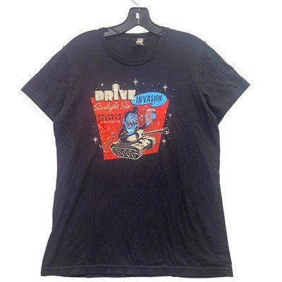 American Apparel Shirt Youth 2XL Starlight Drive-In Theater Zombie Retro