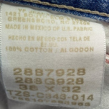 Load image into Gallery viewer, Lee Dungarees Jeans Mens 38x32 Carpenter Gorpcore Utility Workwear Streetwear
