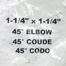Load image into Gallery viewer, SharkBite 1-1/4 Inch 45 Degree Push To Connect Elbow Plumbing Fitting
