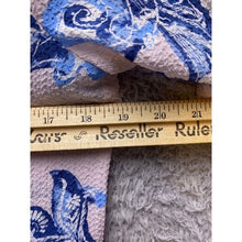 Load image into Gallery viewer, Free People Shirt Extra Small Boho Flowy Bell Sleeve Blue Pink AOP Oversized
