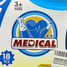 Load image into Gallery viewer, Pretend Doctor Case Playset Medical 18 Piece Toy Interactive Sensory Ages 3+
