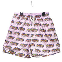 Load image into Gallery viewer, Bottoms Out Swim Trunks Mens Medium Pink Pride Rainbow LGBTQIA Shorts Streetwear
