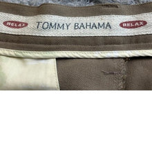 Load image into Gallery viewer, Tommy Bahama Pants Mens 35x30 Khaki Silk Preppy Academia Career Office Everyday
