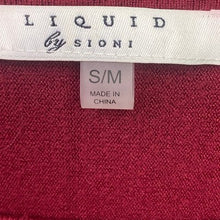 Load image into Gallery viewer, Liquid by Sioni Sweater Womens Small Poncho Cape Studded Pull Over Magnetic
