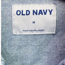 Load image into Gallery viewer, Old Navy Jacket Womens Medium Distressed Grunge Denim Trucker Streetwear Y2K
