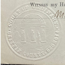 Load image into Gallery viewer, Antique 1894 Lunatic Commitment Court Paper Georgia Vintage Ephemera
