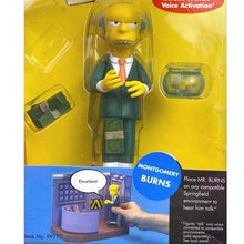 Load image into Gallery viewer, The Simpsons Montgomery Burns Interactive Figure Playmates 1999

