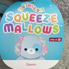 Load image into Gallery viewer, Lot of 2 Squishmallows Squeezemallows Grey Demir Plush Exclusive KellyToy NWT
