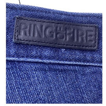 Load image into Gallery viewer, Ring of Fire Jeans Mens 38x32 Blue Denim Straight Shadow Academia Streetwear

