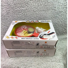 Load image into Gallery viewer, Pretend Play Kitchen Cooking Set Educational Sensory Toy Pan Food
