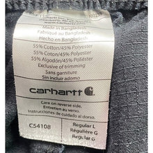 Load image into Gallery viewer, Carhartt Scrub Pants Mens Large Black Ripstop Utility Gorpcore Career Office

