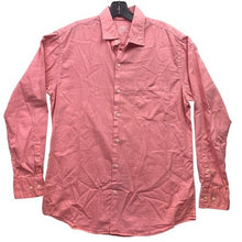 Load image into Gallery viewer, Peter Millar Shirt Mens Medium Silk Blend Salmon Preppy Academia Career
