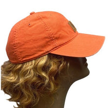 Load image into Gallery viewer, Carhartt Hat Mens Adjustable Orange Spell Out Logo
