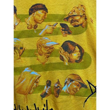 Load image into Gallery viewer, Ecko Unltd Shirt Mens 2XL Yellow Hip Hop No Drama Spell Out Baggy Streetwear
